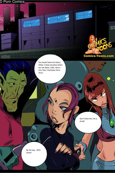 Teen Titans In The Club Comic Porn page 1
