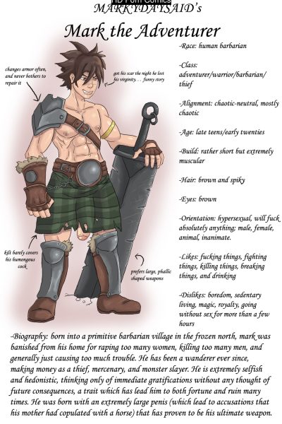 The Adventures Of Mark The Adventurer Comic Porn page 1