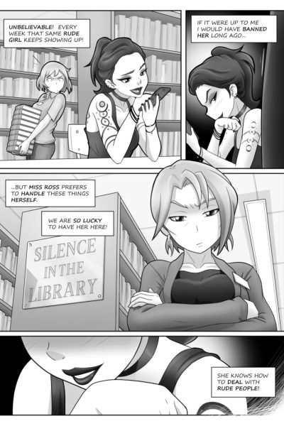 The Library! Comic Porn page 1