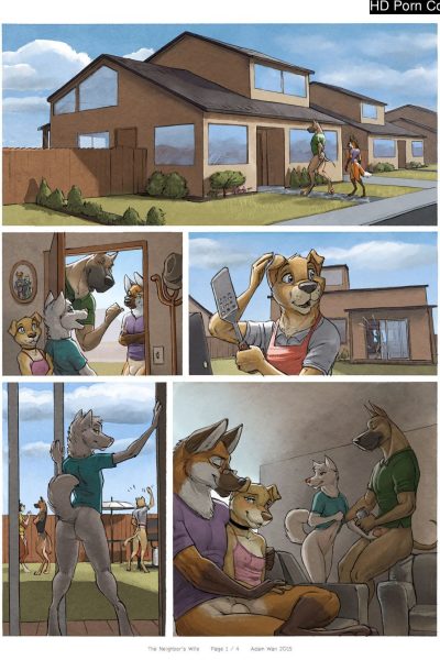 The Neighbor’s Wife By Adam Wan Comic Porn page 1