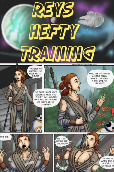 Ubermonkey- Reys Hefty Training Free Porn Comic page 1
