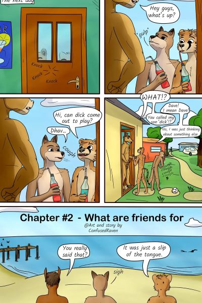 Unusual Vacation 2 – What Are Friends For Comic Porn page 1