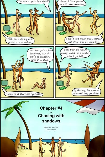 Unusual Vacation 4 – Chasing With Shadows Comic Porn page 1
