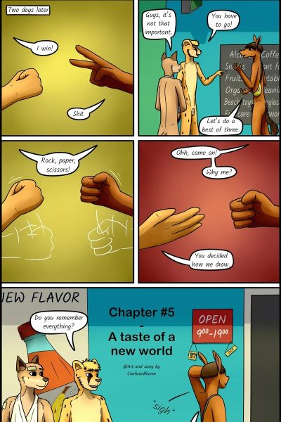 Unusual Vacation 5 – A Taste Of A New World Comic Porn page 1