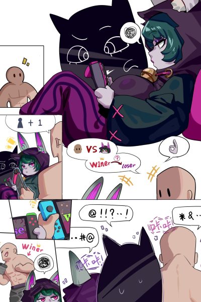 Vex + Cow Suit Comic Porn page 1