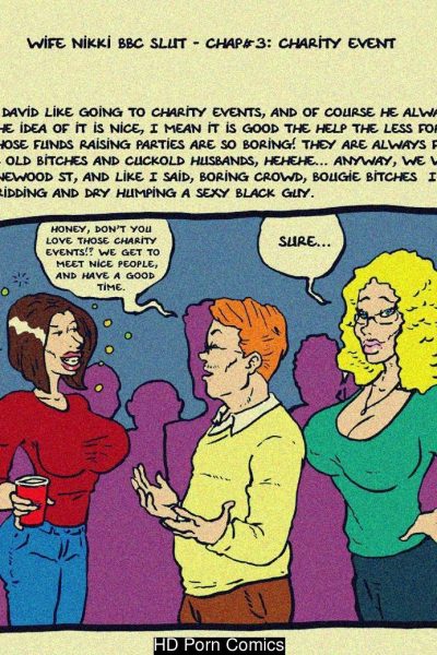 Wife Nikki Bbc Slut – Charity Event Comic Porn page 1