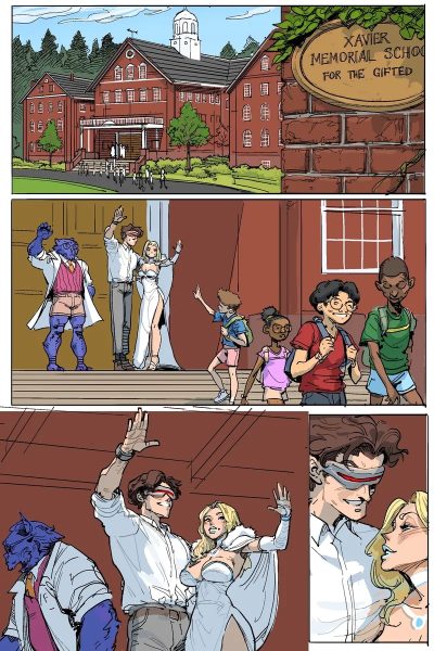 X-men – Summer Break Comic Porn page 1