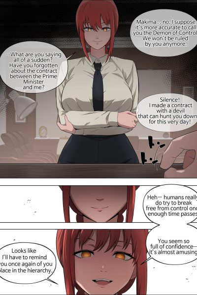 [18sai 4]makima Vs. The Inseminating Man Comic Porn page 1