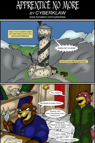 Apprentice No More Comic Porn page 1