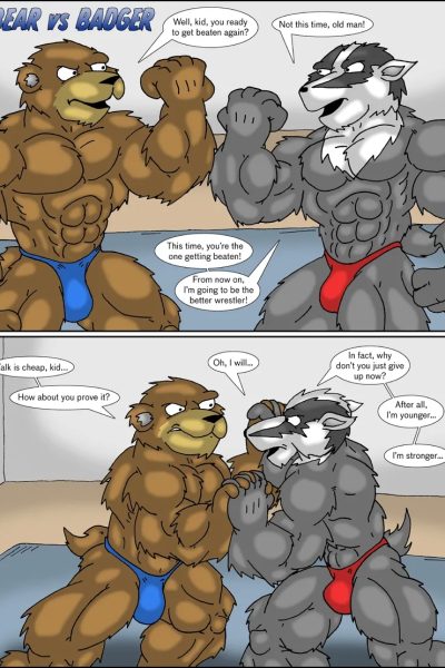 Bear Vs Badger 1 Comic Porn page 1