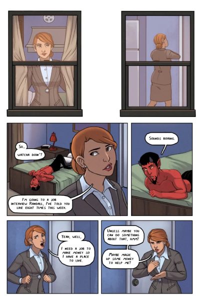 Bound And Determined Comic Porn page 1
