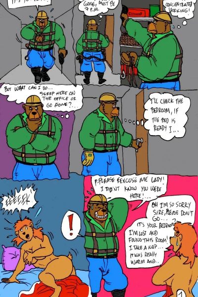 Construction Worker Comic Porn page 1