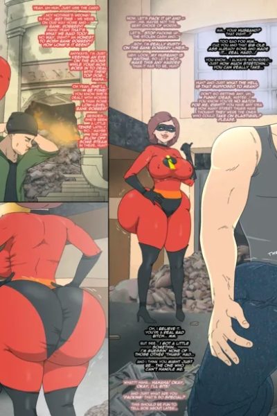 Elastigirl Saves The Day Comic Porn page 1