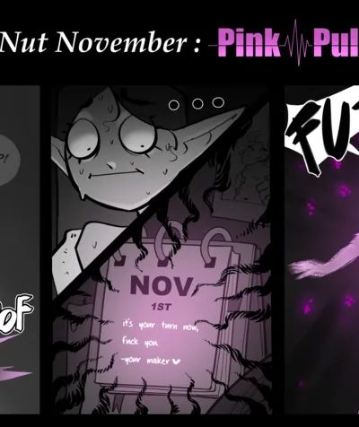 Lewdstuff’s 2025 No Nut November 2025 – Pink Pulse Comic Porn page 1