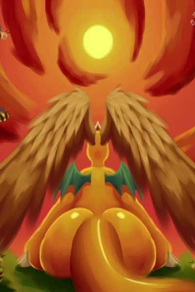 Mega Dragonite X Bees Comic Porn page 1