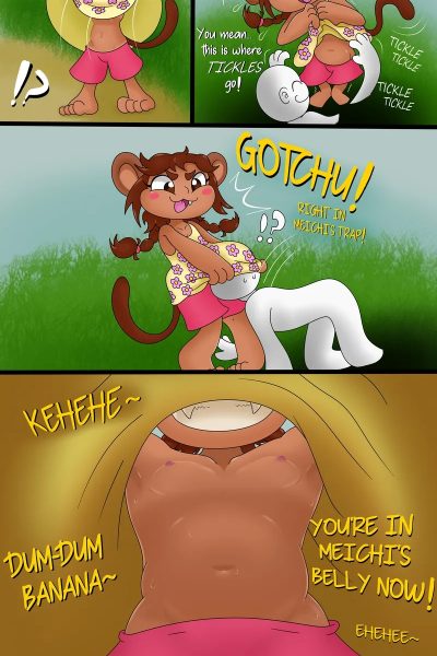 Meichi’s Tickle Trap Comic Porn page 1