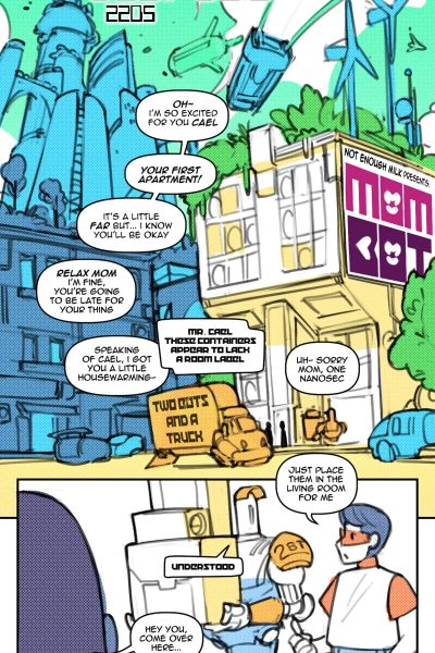 Mom Bot Comic Porn page 1
