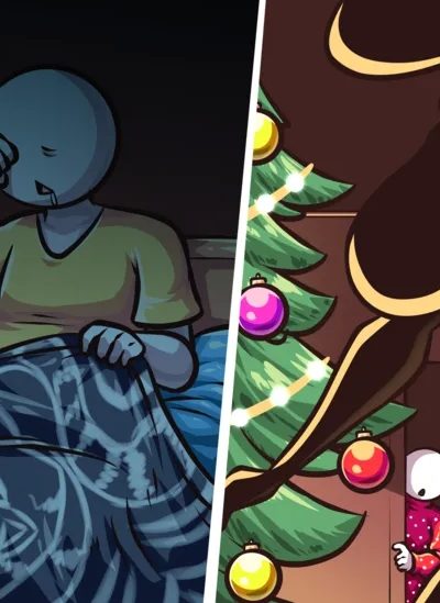 Paranormal Christmas Comic Porn page 1