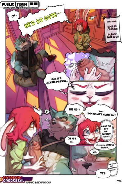 Public Train! Comic Porn page 1