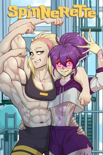 Spinnerette – Spinny And Mecha Maid Hit The Gym Comic Porn page 1