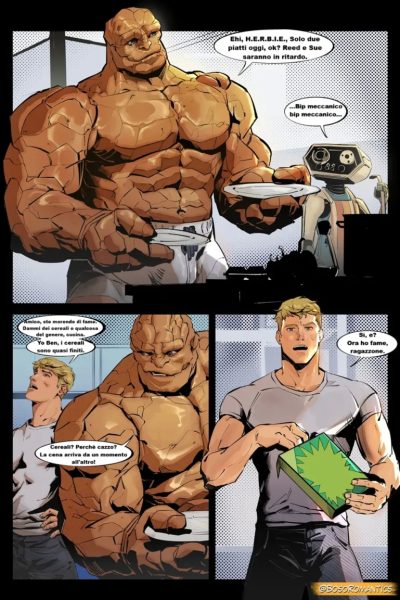 Thing X Human Torch Comic Porn page 1