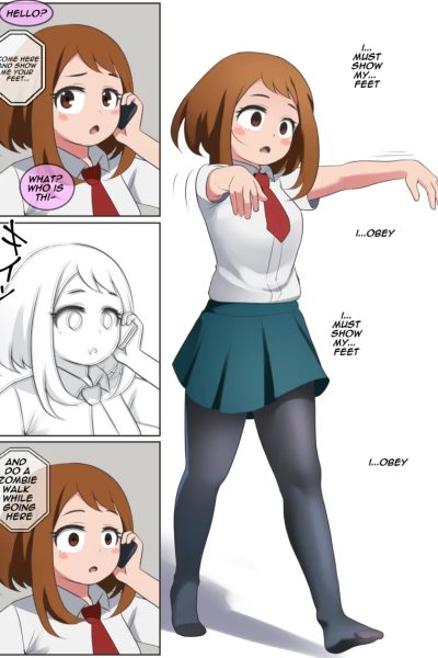 Uraraka’s Feet Are A Delight Comic Porn page 1