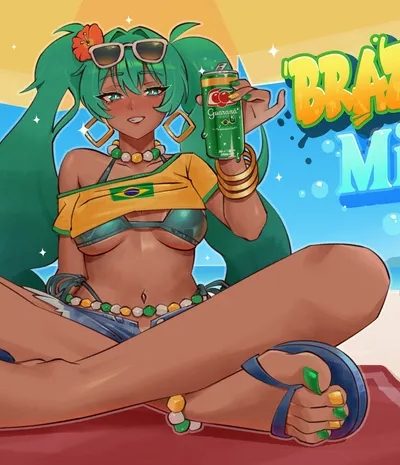 Brazilian Miku! Comic Porn page 1