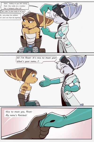 Medic Rivet Au (wip) Comic Porn page 1