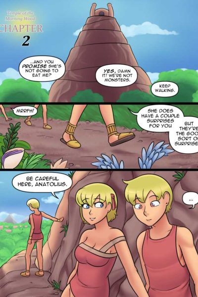 Temple Of The Morning Wood 2 (remake) Comic Porn page 1